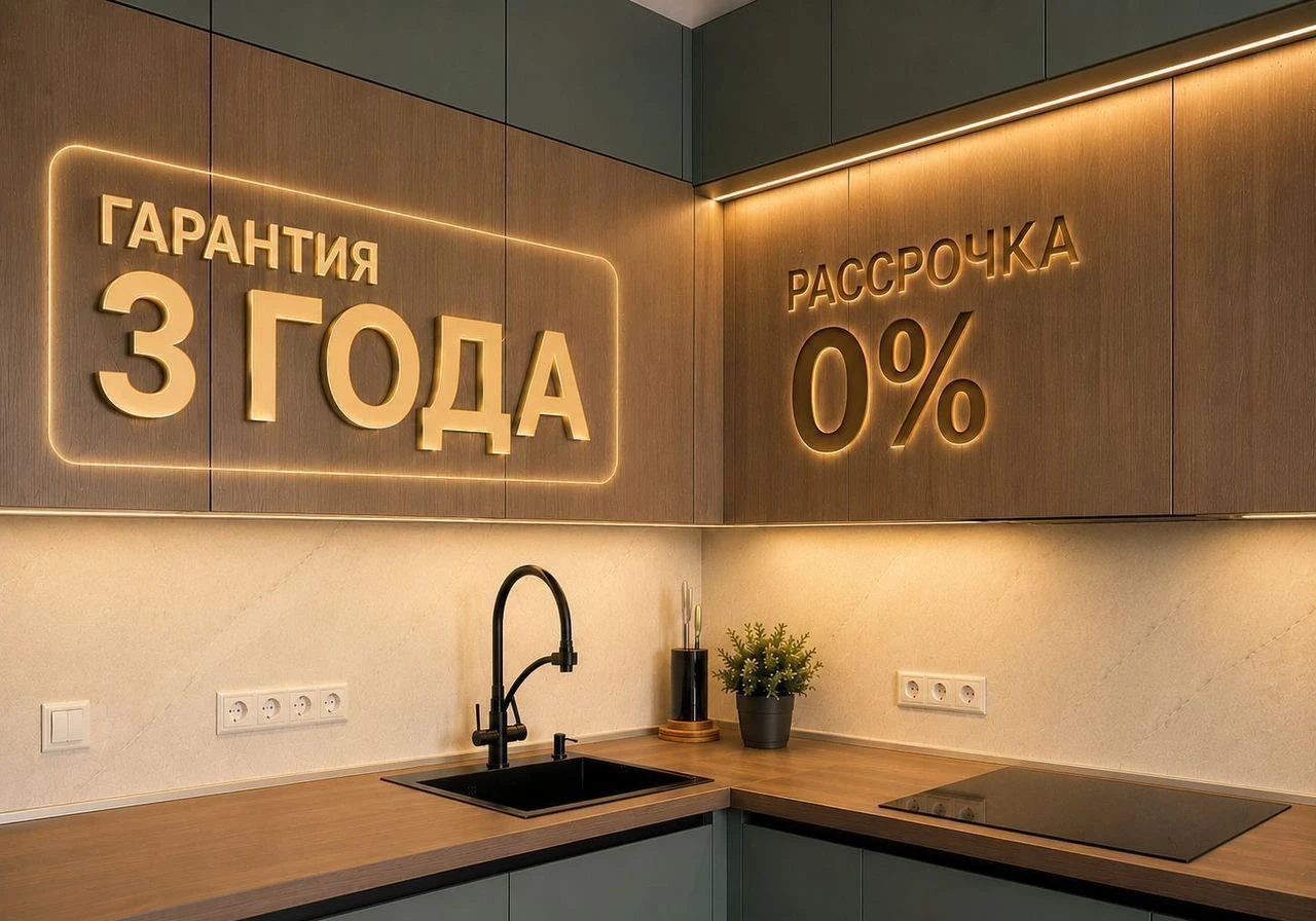 Угловая кухня на заказ. Кухонный гарнитур